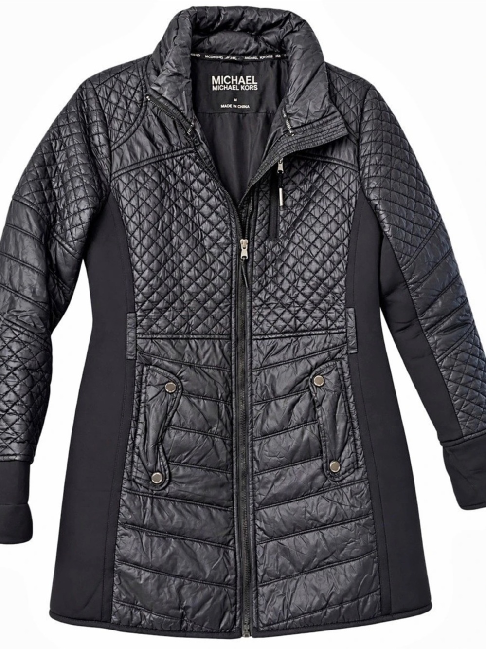 Michael Kors Quilted Jacket in Black Like New